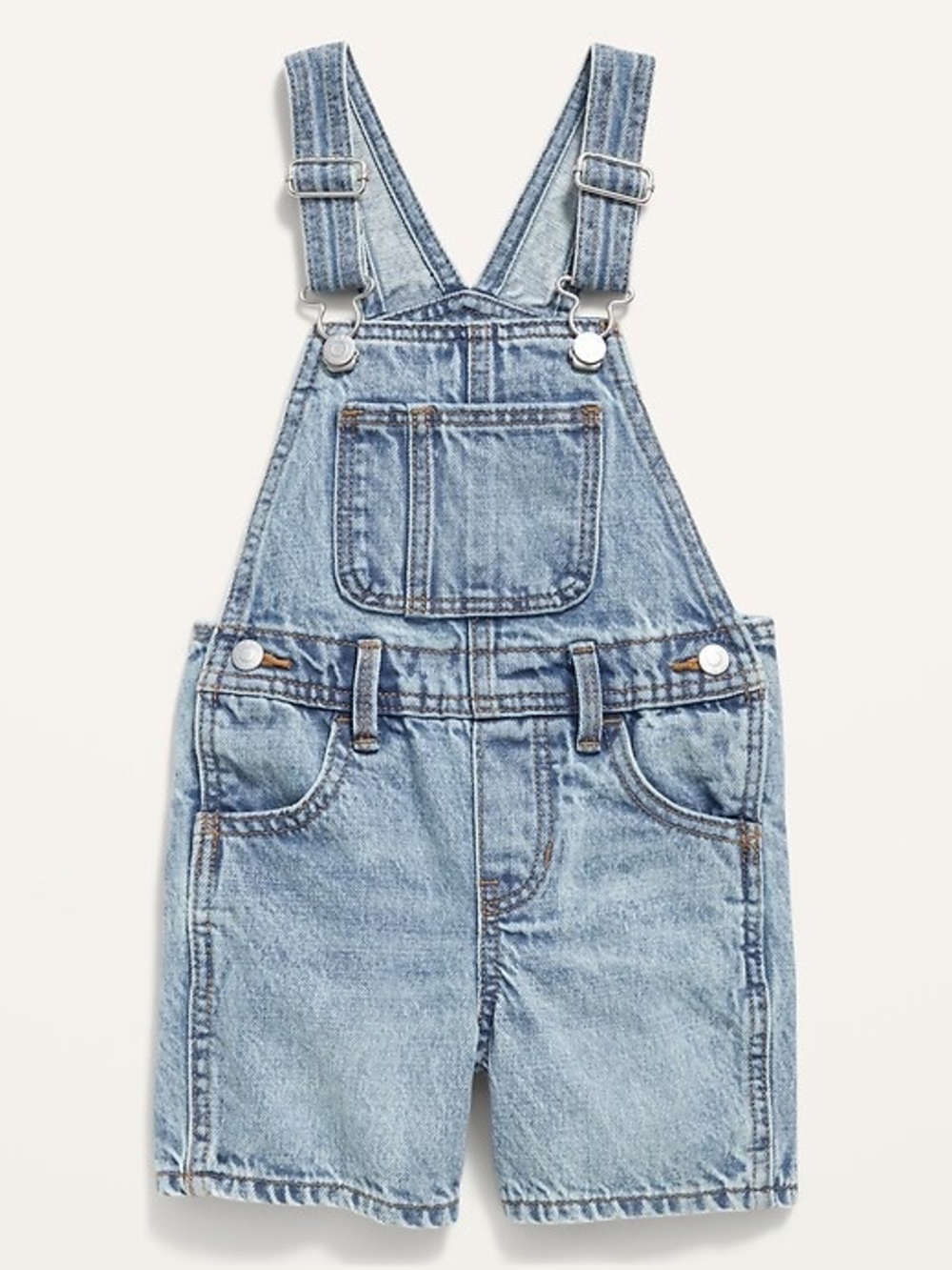 Old Navy Slouchy Straight Jean Shortalls  - Size 5T Kids